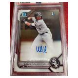 2022 Bowman Chrome Wilfred Veras 1st Bowman Autograph Card - PSA 10