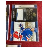 (3) 2020-21 Upper Deck Hockey Rookie Patch Cards