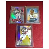 (3) Numbered Vikings Cards - WR Legends