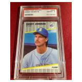 1989 Fleer Randy Johnson Rookie Card - PSA 8