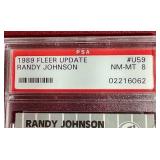 1989 Fleer Randy Johnson Rookie Card - PSA 8