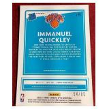 2020-21 Optic Immanuel Quickley Rated Rookie Fast Break Red - #d/85