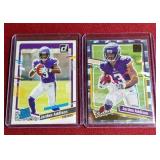 (2) Donruss Jordan Addison Rookie Cards