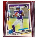 (2) Donruss Jordan Addison Rookie Cards