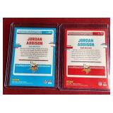 (2) Donruss Jordan Addison Rookie Cards
