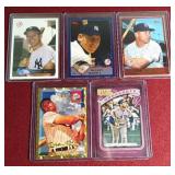 (5) Mickey Mantle Insert/Reprint Cards