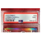 2023 Finest Corbin Carroll Refractor Rookie Card - PSA 9