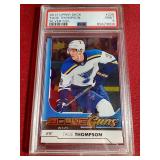 2017 Upper Deck Tage Thompson Silver Foil Young Guns Rookie - PSA 9