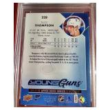 2017 Upper Deck Tage Thompson Silver Foil Young Guns Rookie - PSA 9