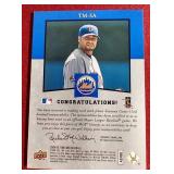 2008 Upper Deck Johan Santana Game-Used Jersey Card