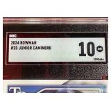 2024 Bowman Junior Caminero Rookie Card - SGC 10