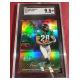 1998 Flair Showcase Fred Taylor Rookie Card - SGC 9.5