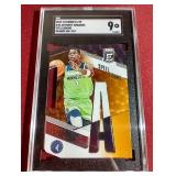 2022-23 Elite Anthony Edwards Orange Die-Cut - SGC 9