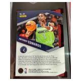 2022-23 Elite Anthony Edwards Orange Die-Cut - SGC 9