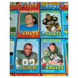 (30) 1971 Topps Football Cards