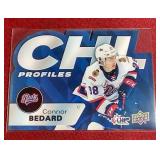 2021-22 Upper Deck CHL Die-Cut Connor Bedard Prospect Card