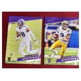 (2) 2020 Prestige Justin Jefferson Rookie Cards