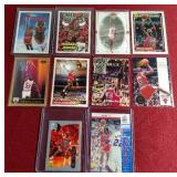(10) Michael Jordan Cards