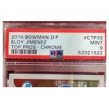 2014 Bowman Chrome Eloy Jimenez 1st Bowman Card - PSA 9