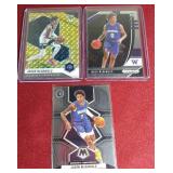 (3) Jaden McDaniels Rookie Cards - One Mosaic Prizm