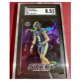 2023 Leaf Trinity Luther Burden Purple Lava #d/49 - SGC 8.5