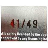 2023 Leaf Trinity Luther Burden Purple Lava #d/49 - SGC 8.5