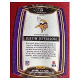 2020 Select Club Level Justin Jefferson Green Die-Cut Prizm Rookie Card