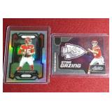 (2) Patrick Mahomes Cards - Includes a Prizm
