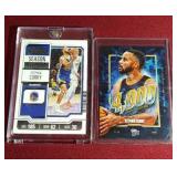 (2) Stephen Curry Cards