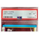 1989 Topps Joe Sakic Rookie Card - PSA 6