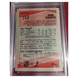 1989 Topps Joe Sakic Rookie Card - PSA 6