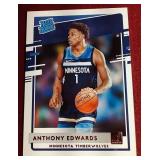 2020-21 Donruss Anthony Edwards Rated Rookie Card