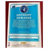2020-21 Donruss Anthony Edwards Rated Rookie Card