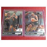 (2) Prizm Draft Picks Anthony Edwards Rookie Cards