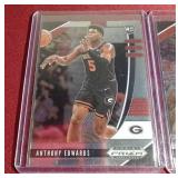 (2) Prizm Draft Picks Anthony Edwards Rookie Cards