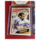 (4) Football Autograph Cards