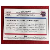 2024 Topps Chrome Paul Skenes Refractor Rookie Card