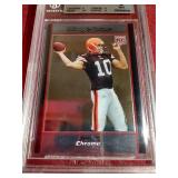 2007 Bowman Chrome Brady Quinn Rookie Card - BGS 9
