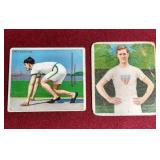 (2) 1910 T218 Athlete Cards - Awesome!
