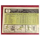 Nice 1961 Topps Roger Maris Card - Wow!