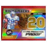 Press Pass Premium Barry Sanders Pre-Production Proof - 1/1