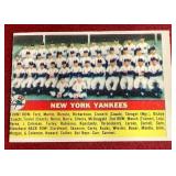 1956 Topps New York Yankees Team Card