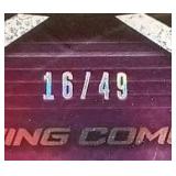 (3) #d Football Game-Used Jersey Cards