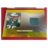 (3) #d Football Game-Used Jersey Cards
