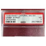 1909-11 T-206 Gabby Street Card - PSA 3