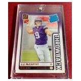 2024 Donruss J.J. McCarthy Rated Rookie Card