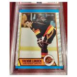 1989 O-Pee-Chee Trevor Linden Rookie Card - PSA 7