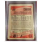 1989 O-Pee-Chee Trevor Linden Rookie Card - PSA 7