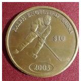 2003 Ralph Engelstad Arena Fighting Sioux $10 Token