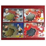 (4) Numbered 2021-22 Upper Deck Hockey Cards